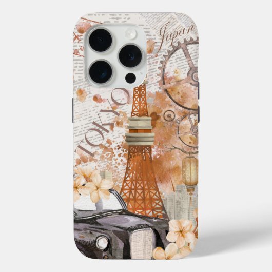 ヴィンテージ電話 Case-Mate iPhoneケース (裏面)