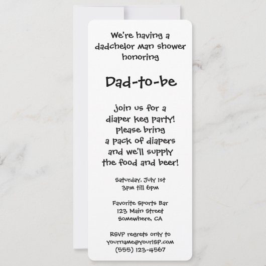 ヴィンテージ霜の降りたトレ荷車を引くールビールダドシェルパーティー 招待状 (裏面)