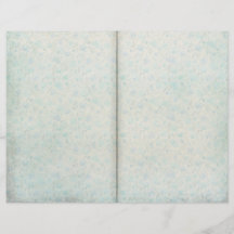 ヴィンテージ青フローラパターン（の模様が）ある履歴ページ