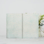 ヴィンテージ青フローラパターン(の模様が)ある履歴ページ (スタンド正面)