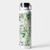 ヴィンテージ青フローラ ウォーターボトル (背面)