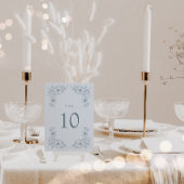 ヴィンテージ青フローラ テーブルナンバー