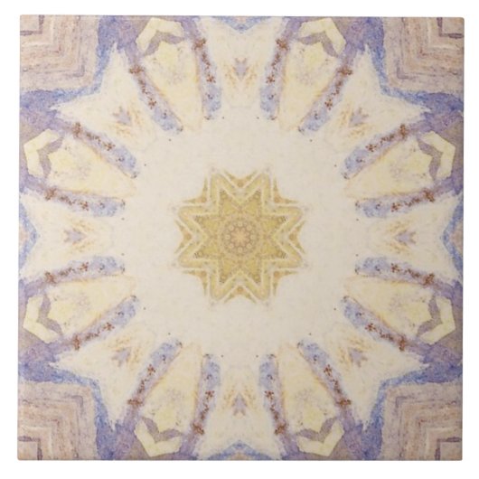 ヴィンテージ青砂の水色No3 タイル (正面)