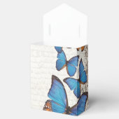 ヴィンテージ青結婚蝶 フェイバーボックス (オープン)