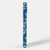 ヴィンテージ青色装飾花柄 Case-Mate iPhoneケース (裏面 / 右)