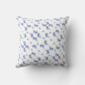 ヴィンテージ青花柄 クッション (裏面)