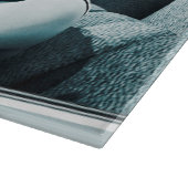 ヴィンテージ青 カッティングボード (角)