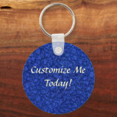 ヴィンテージ青 キーホルダー (正面)