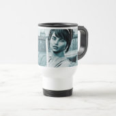 ヴィンテージ青 トラベルマグ (正面右)