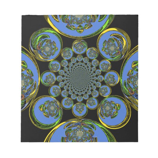 ヴィンテージ青 ノートパッド (正面)