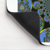 ヴィンテージ青 マウスパッド (コーナー)