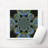 ヴィンテージ青 マウスパッド (マウス)