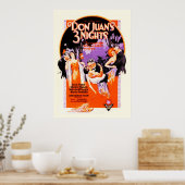 ヴィンテージ静かフィルムポスター ポスター (キッチン)