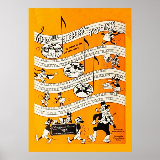 ヴィンテージ静かフィルムポスター ポスター (正面)