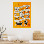 ヴィンテージ静かフィルムポスター ポスター (キッチン)