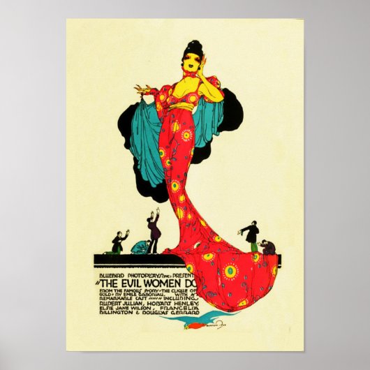 ヴィンテージ静かフィルムポスター ポスター (正面)