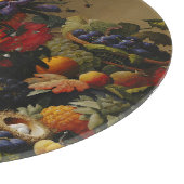 ヴィンテージ静物花と果実 カッティングボード (角)