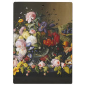 ヴィンテージ静物花と果実 クリップボード (裏面)