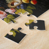 ヴィンテージ静物花と果実 ジグソーパズル (側面)