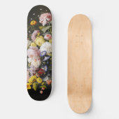 ヴィンテージ静物花と果実 スケートボード (正面)