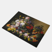 ヴィンテージ静物花と果実 ドアマット (アングル)