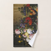 ヴィンテージ静物花と果実 バスタオルセット (ハンドタオル)