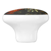 ヴィンテージ静物花 セラミックノブ (側面)