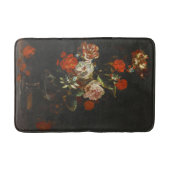 ヴィンテージ静物花 バスマット (正面)