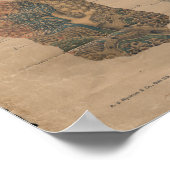 ヴィンテージ静脈循環解剖図1906 ポスター (角)