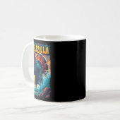ヴィンテージ面白い感謝祭ゴブルジラターキー コーヒーマグカップ (正面左)