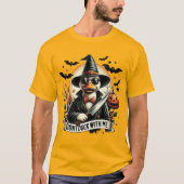 ヴィンテージ面白ハロウィーン お前は俺を怒らせてるぞ Tシャツ (正面)