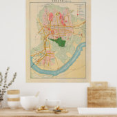 ヴィンテージ韓国の地図（1939年） ポスター (キッチン)