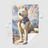 ヴィンテージ韓国人道イラストレーション ゴルフタオル (インサイチュ)