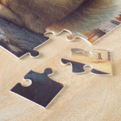 ヴィンテージ韓国人道イラストレーション ジグソーパズル (側面)