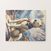 ヴィンテージ韓国人道イラストレーション ジグソーパズル (横)