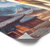 ヴィンテージ韓国人道イラストレーション ポスター (角)