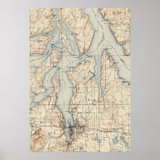 ヴィンテージ音の地図(1934) ポスター (正面)