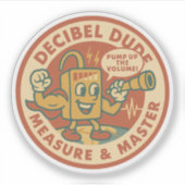 ヴィンテージ音を上げる シール (正面)