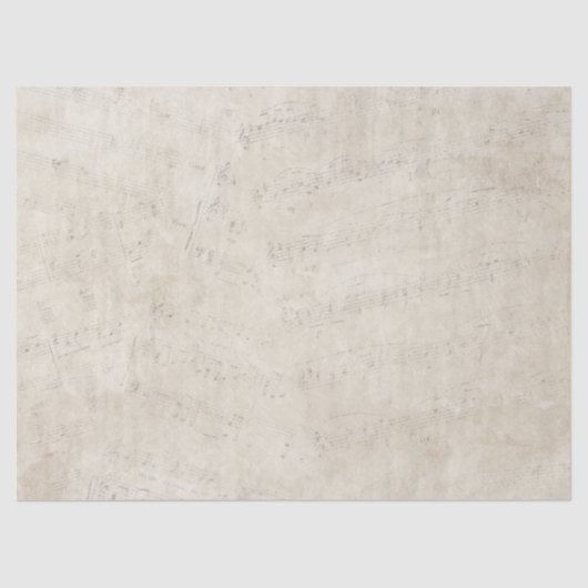 ヴィンテージ音楽のコラージュ動揺してアンティークの分離 薄葉紙 (正面)