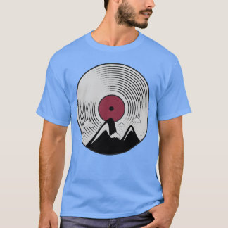 ヴィンテージ音楽の山の友達 Tシャツ