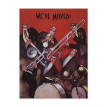 ヴィンテージ音楽アールデコジャズのバンドのアドレスの変更