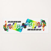 ヴィンテージ音楽エンターテイメント ヨガマット (正面(横))