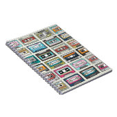 ヴィンテージ音楽カセットデザイン ノートブック (右側)