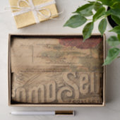 ヴィンテージ音楽カバー&バラシャビーシックデコップページ 薄葉紙 (ギフト)