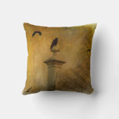 ヴィンテージ音楽クロウ クッション (裏面)