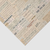 ヴィンテージ音楽コラージュ 薄葉紙 (詳細)