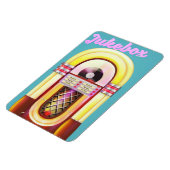 ヴィンテージ音楽ジュークボックス マグネット (左側)