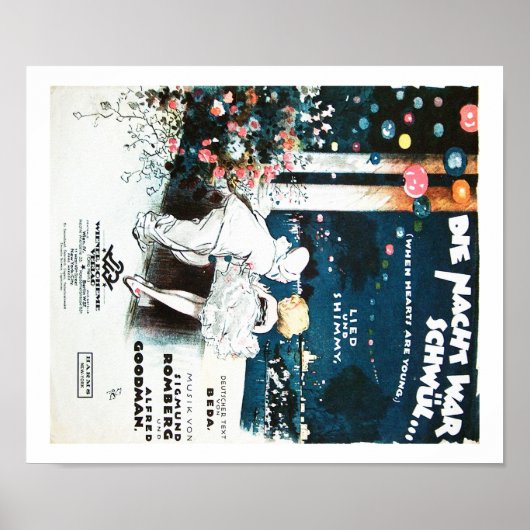 ヴィンテージ音楽ディナクト・ウォー・シュヴル… ポスター (正面)