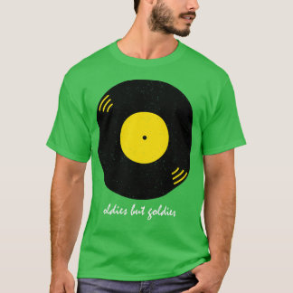 ヴィンテージ音楽ビニールレトロ Tシャツ