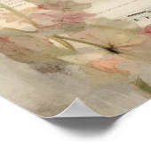 ヴィンテージ音楽フランスのフローラドラゴンフライ ポスター (角)